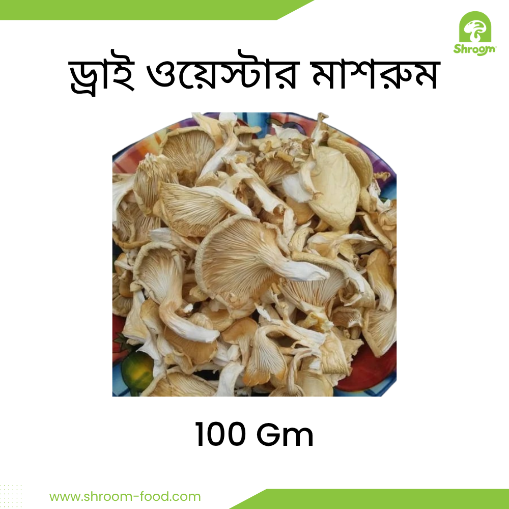 dried oyster mushroom Dried Oyster Mushroom (100 Gram) - Image 1
